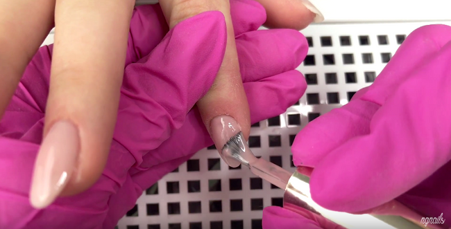 proste geometryczne zdobienia manicure hybrydowy ngnails tutorial krok po kroku 01